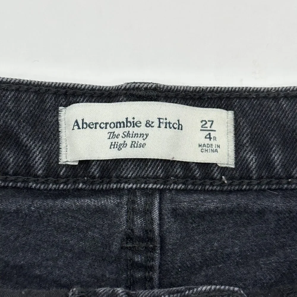 Abercrombie & Fitch The Skinny High Rise size 27/4R